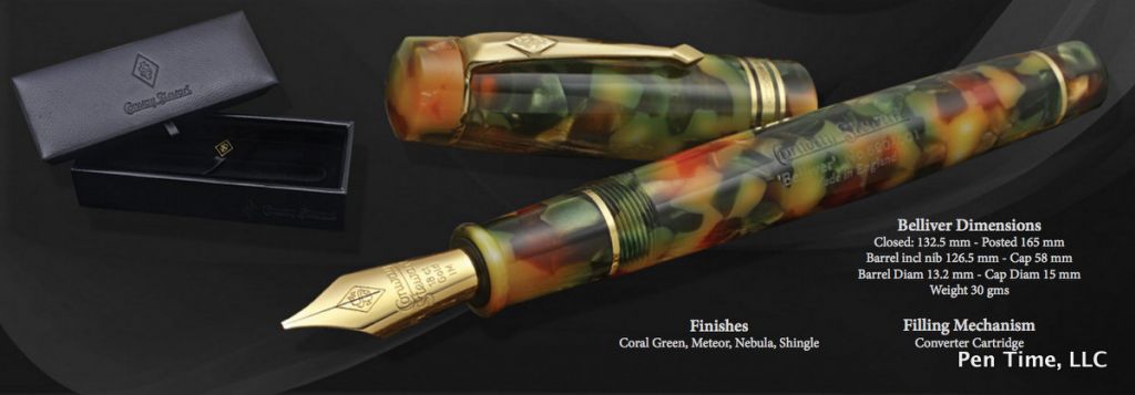 Conway Stewart Belliver Coral Green (1)