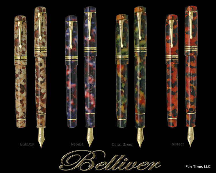 Conway Stewart Belliver Coral Green (2)
