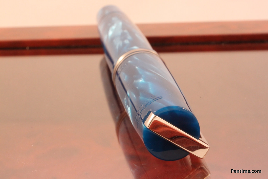 Delta Chatterley Pens Blue Titanio Fountain Pen 7