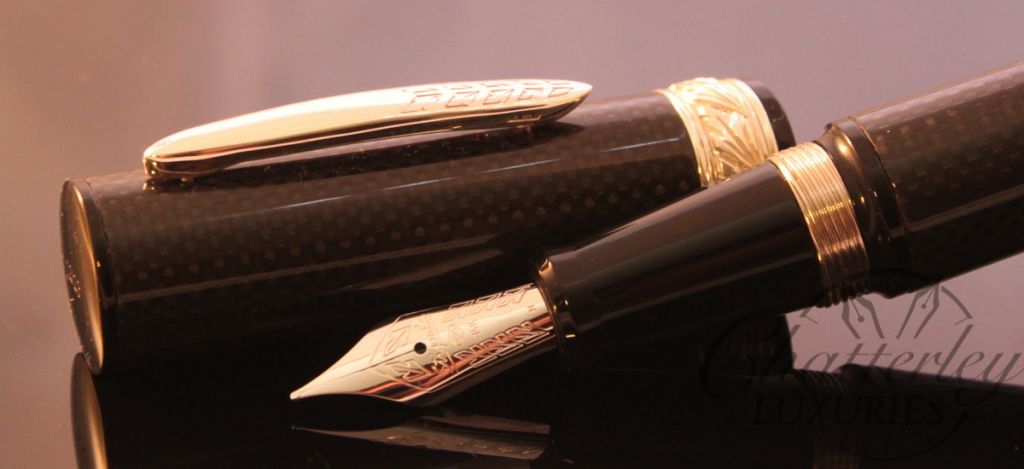 Stipula Carbon Future Polished Shiny Fountain Pen (1)