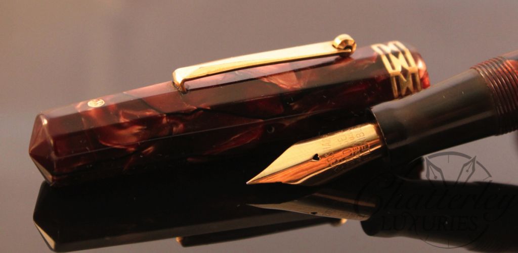 Wahl Eversharp Vintage Celluloid Fountain Pen and Pencil Set (1)