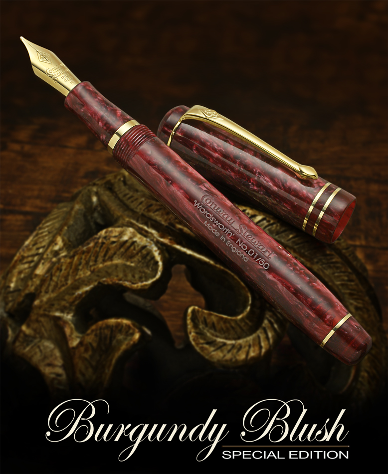 Conway Stewart Burgundy Blush wordsworth3