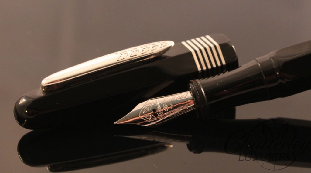 Stipula Etruria Faceted Black Ebonite Limited Edition