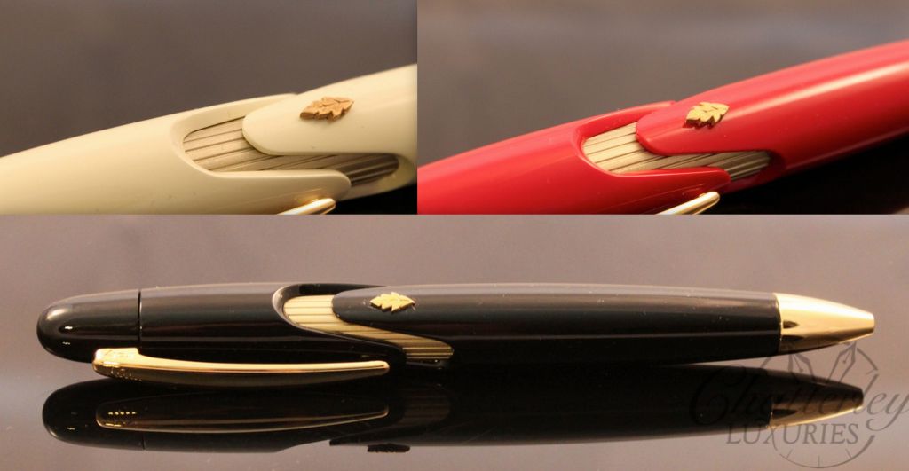 Stipula Speed Red, Black and Ivory White Ballpoint Pen