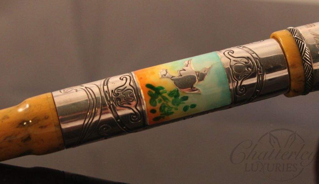 MARLEN LIBERTY YELLOW ART NOUVEAU LIMITED EDITION FOUNTAIN PEN