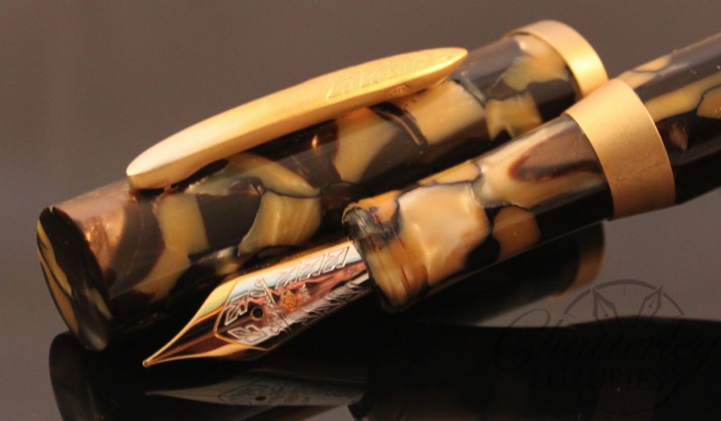 Stipula / Chatterley Pens Etruria Nicciola Hazelnut Limited Edition Fountain Pen