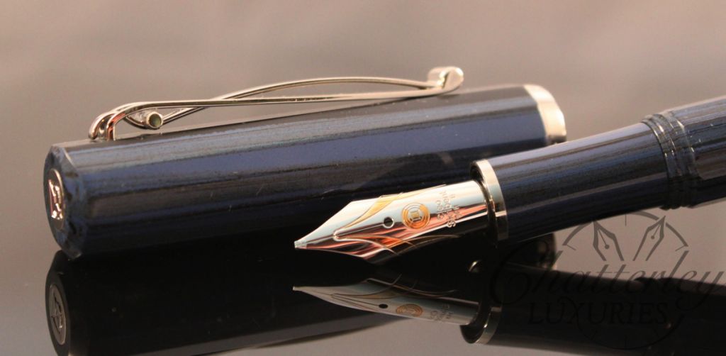 Cleo Fountain Pen Blue-003