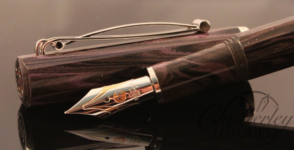 Cleo Fountain Pen Purple-001