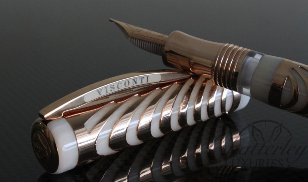 Visconti Rose Gold Ripple LE Fountain Pen