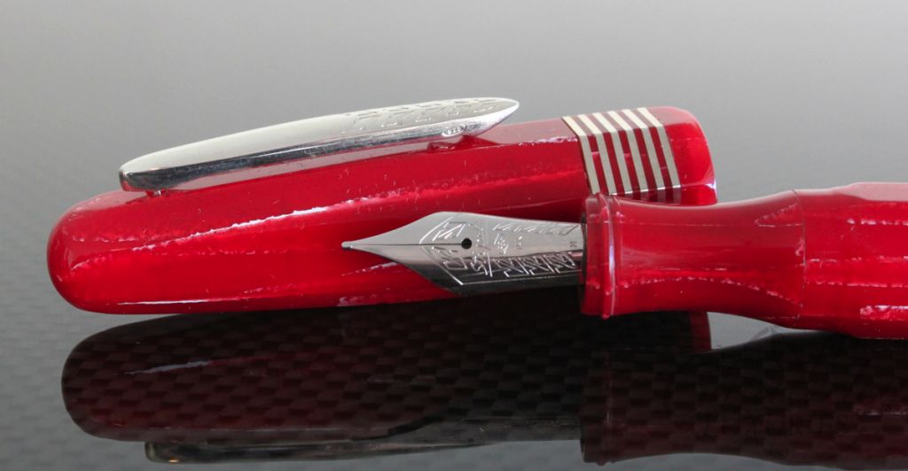 Stipula Bianca Resin Faceted Etruria Fountain Pen