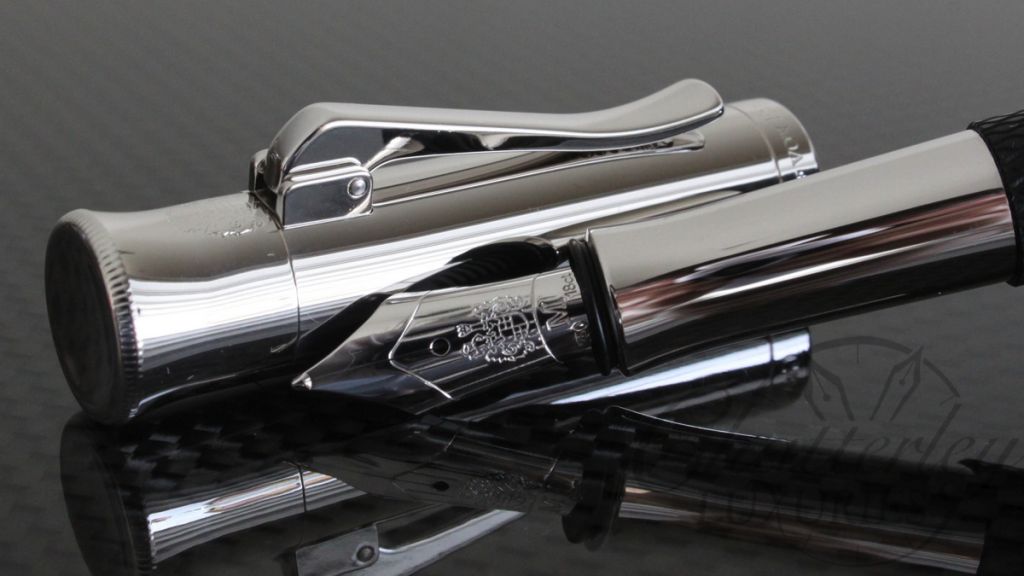 Faber Castell Guilloche Black Fountain Pen nib