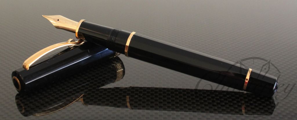 Omas Black Vegetal Resin Milord Fountain Pen