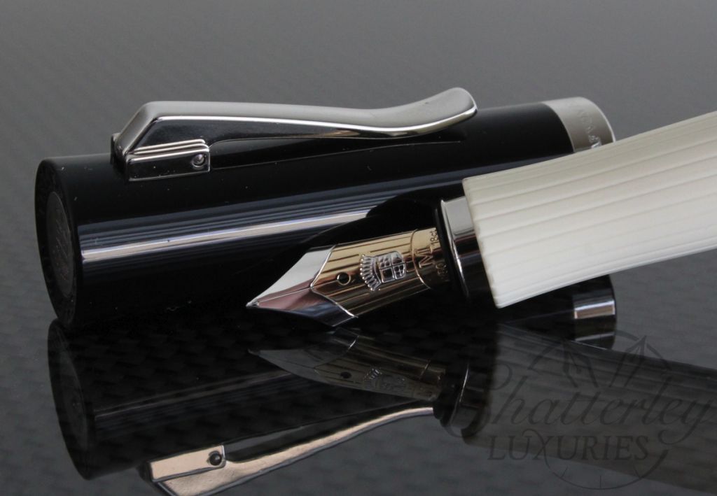 Faber Castell Intuition Ivory Fluted Ribbed Fountain Pen