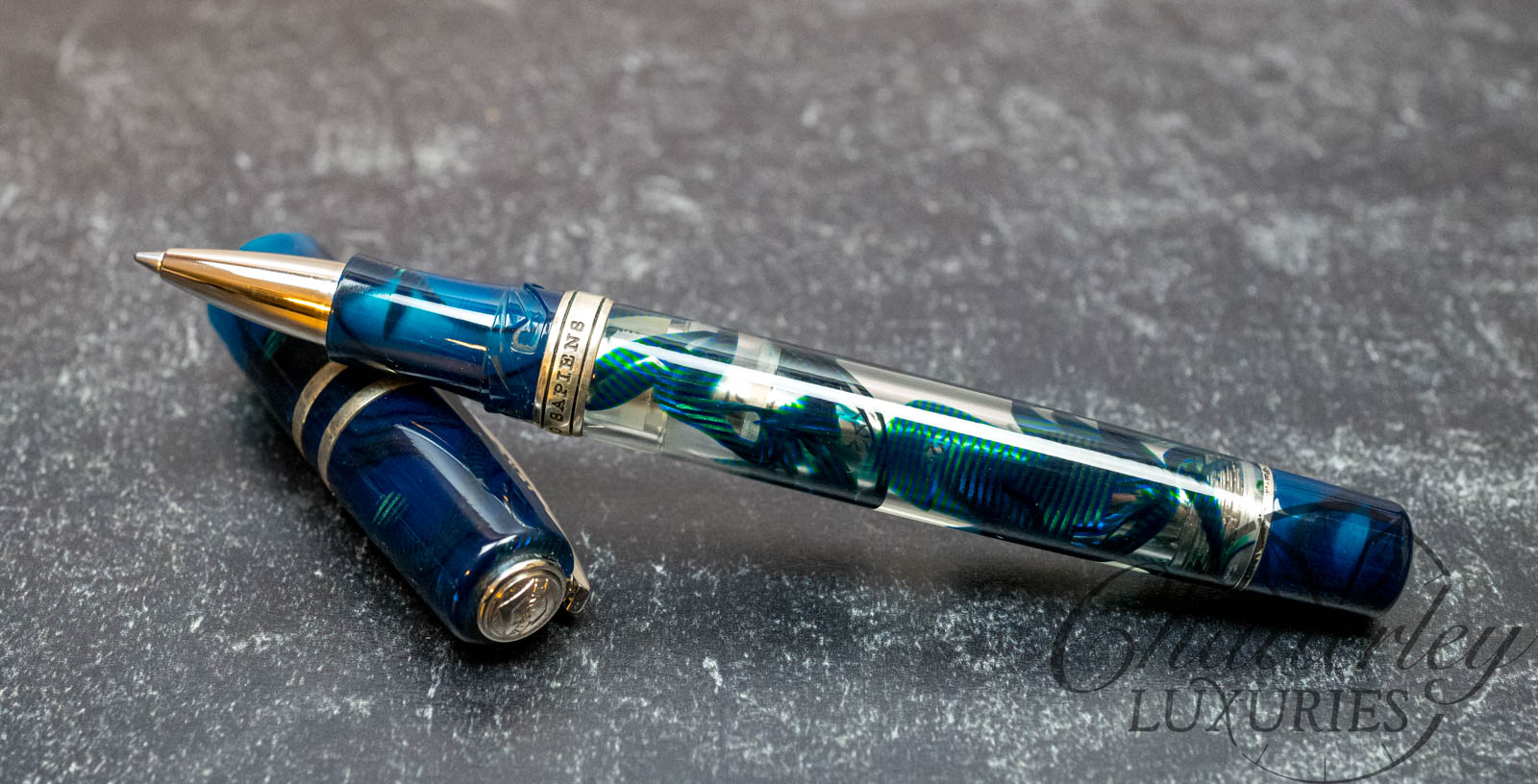 Visconti Homo Sapiens Crystal Swirls Rollerball Pen