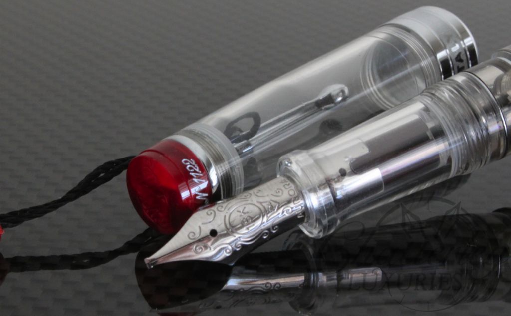 Aurora Optima Demonstrator Red Fountain Pen