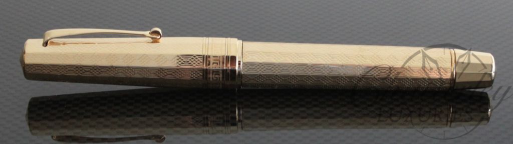 Omas Limited Edition Fountain Pen Old Style Paragon Gold Vermeil Guilloche