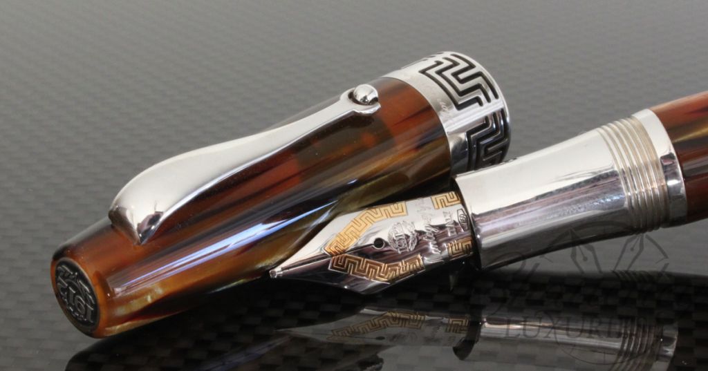 Montegrappa Extra Fountain Pen Turtle Brown
