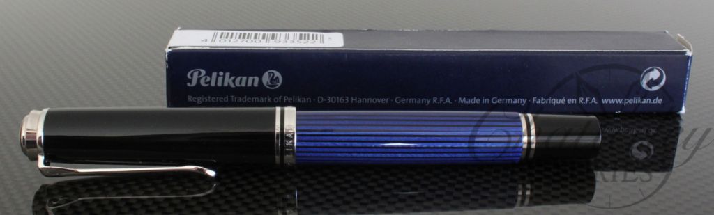 Pelikan M805 Black Blue Fountain Pen2
