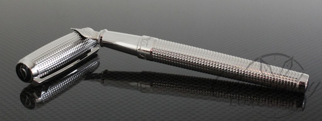 ST Dupont Diamond Head Palladium Fountain Pen