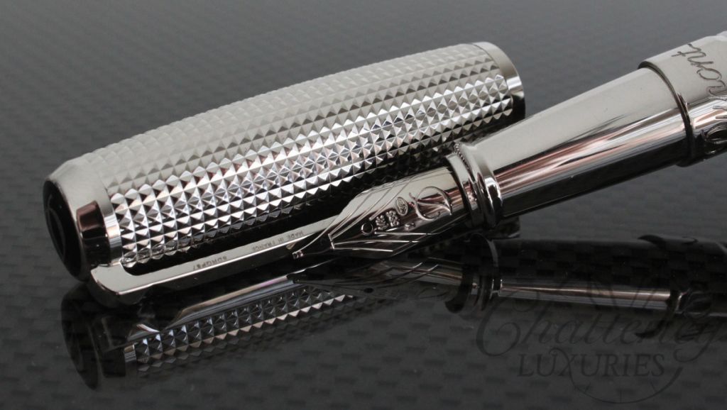 ST Dupont Diamond Head Palladium Fountain Pen