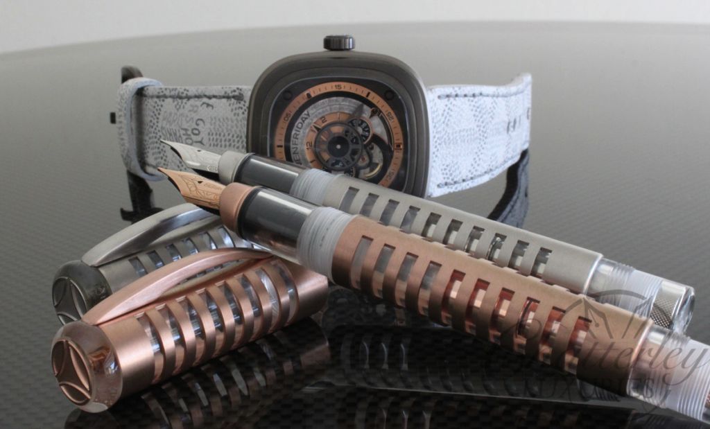 Delta Momo Cage Skeleton Fountain Pens3