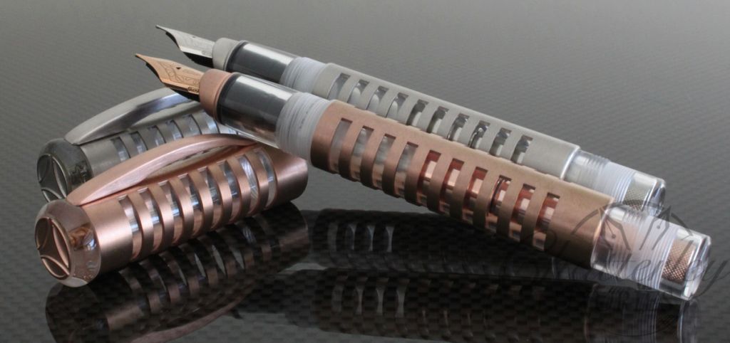 Delta Momo Cage Skeleton Fountain Pens5