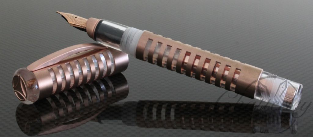 Delta Momo Rose Cage Skeleton Fountain Pen4