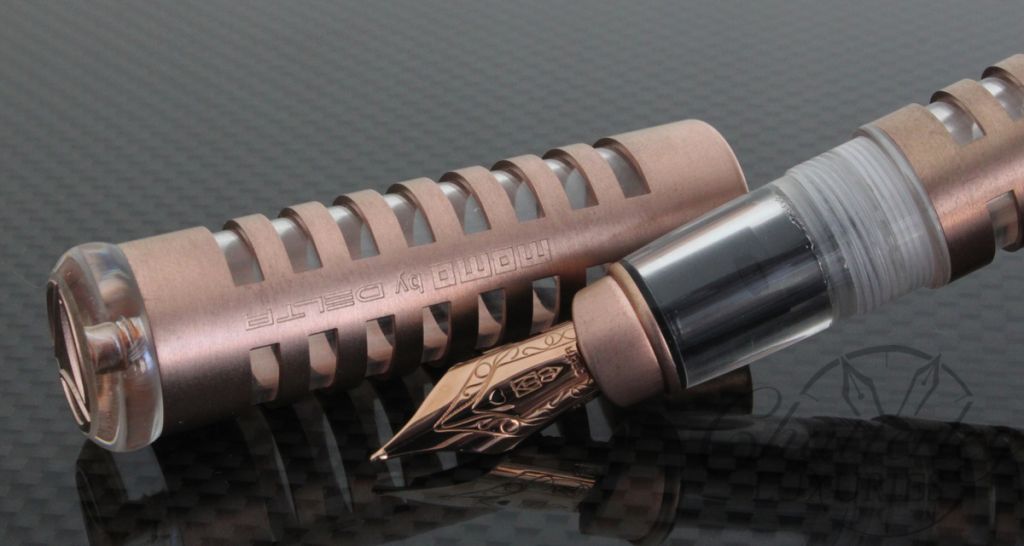 Delta Momo Rose Cage Skeleton Fountain Pen5