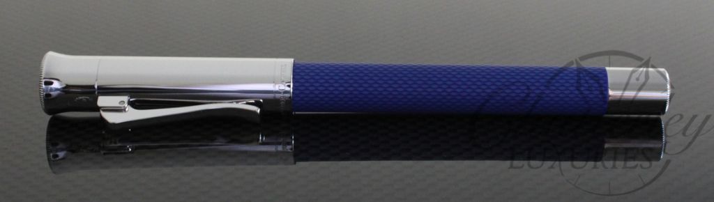 Faber Castell Indigo Blue Guilloche Fountain Pen
