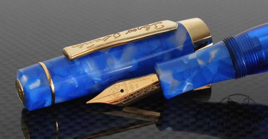 Stipula Limited Edition Blasco Ibanez Blue Demo Fountain Pen