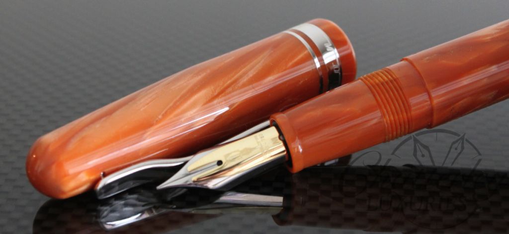 Fusion 82 Limited Edition Celluloid Saffron Fountain Pen3