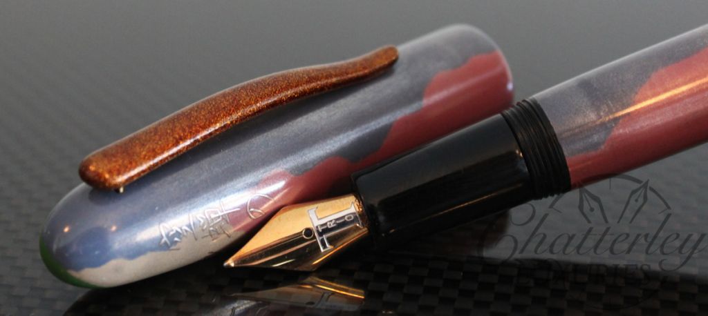 Danitrio Maki-e Genji Monogatari with Kanji on Hanryo Silver Writing5