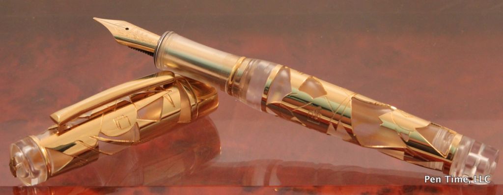 Stipula Gold Vermeil Skeleton Kandinsky Fountain Pen