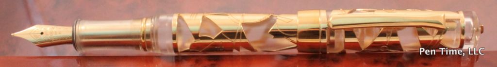 Stipula Gold Vermeil Skeleton Kandinsky Limited Edition Fountain Pen