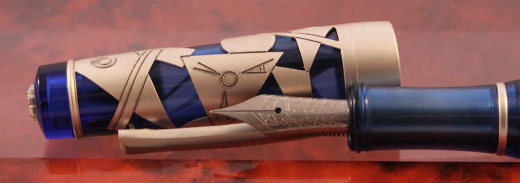Stipula Matte Silver Skeleton Kandinsky Fountain Pen