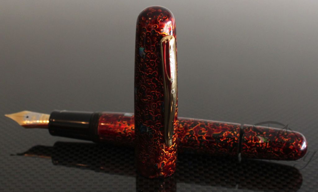 Danitrio Haruranman (Flowers in Full Bloom) Densho Fountain Pen3