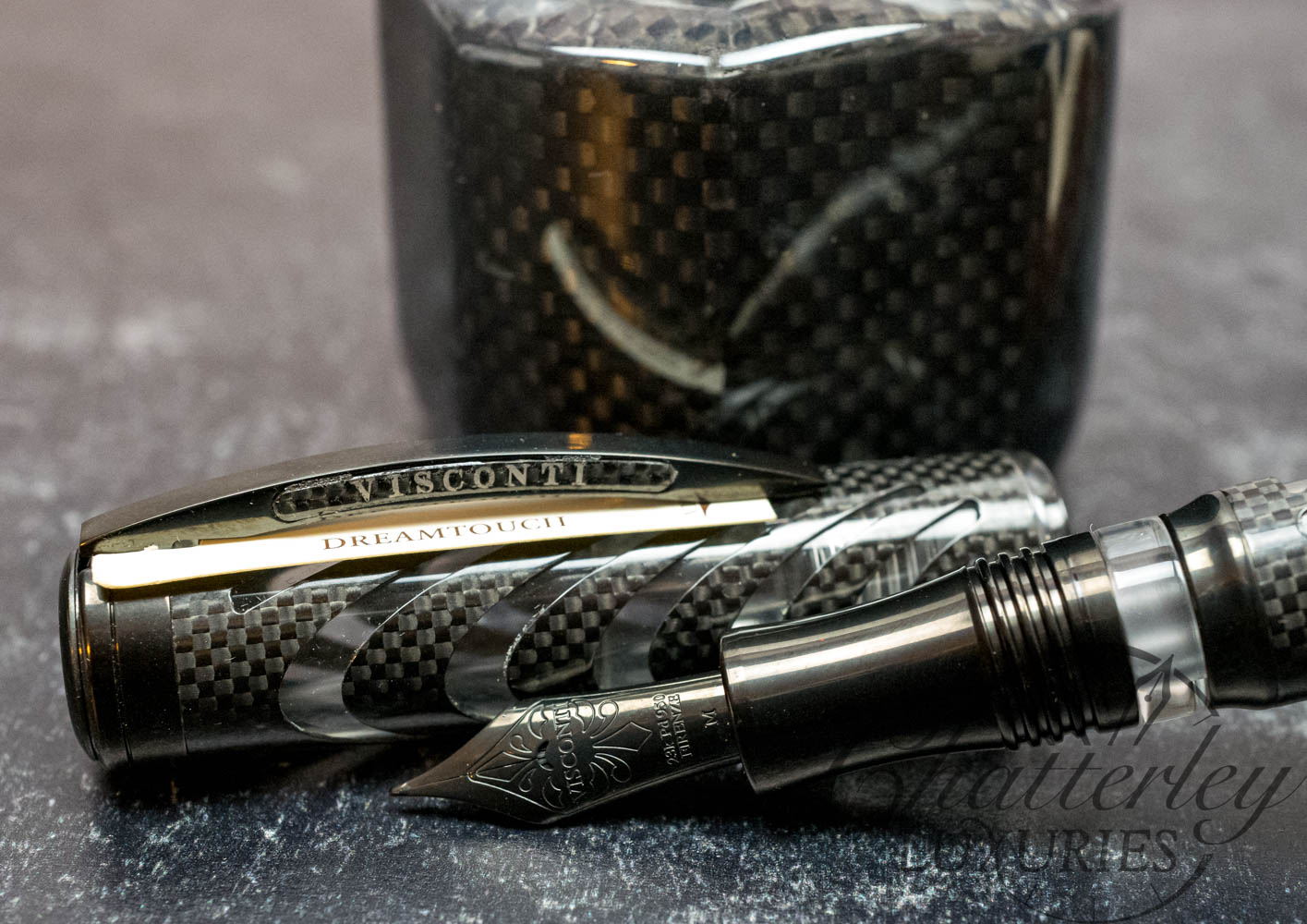 Visconti Carbon Dream Carbon Fibre (Fiber) 25th Anniversary Limited Edition Ripple Fountain Pen