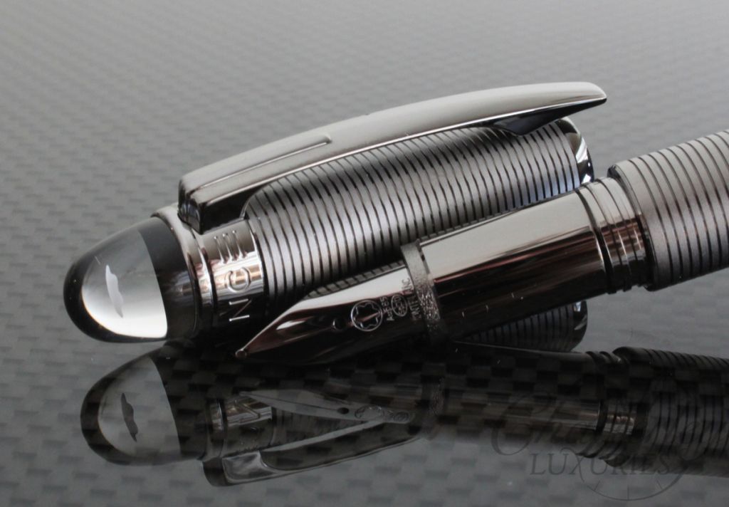 Montblanc Midnight Black Metal Fountain Pen