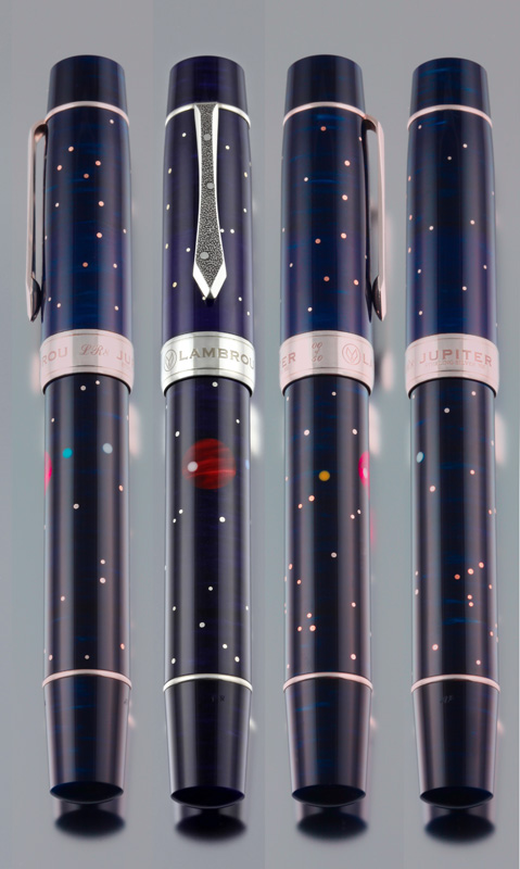 Classic Pens/Paul Rossi Limited Edition LR8 Jupiter Planets Fountain Pen