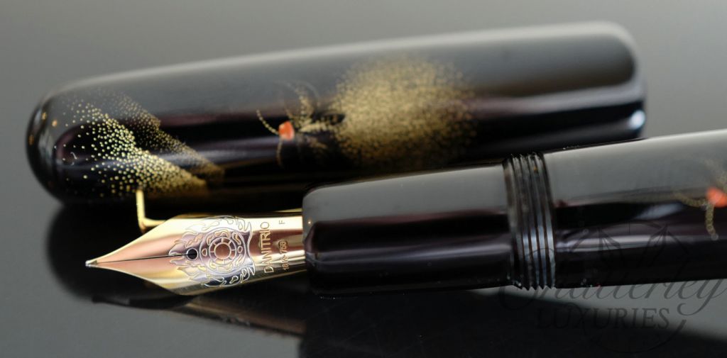 Danitrio Chinkin "The Light From Home" Fireflies Limited Edition Fountain Pen on Densho