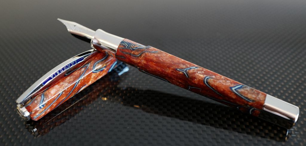 Visconti-Chatterley Desert Opera 10th Anniversary Limited Edition Fountain Pen in Silver