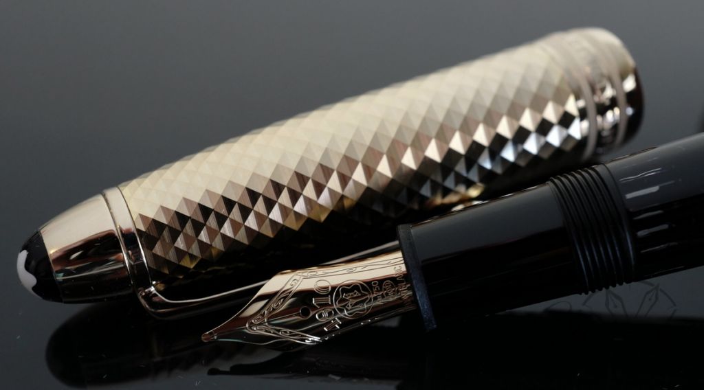 Montblanc 146 Meisterstück Solitaire Doué Geometric Dimension LeGrand Fountain Pen