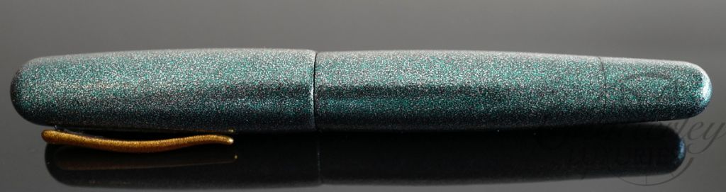 Danitrio Urushi Ishime-ji Nuri Blue on Mikado Fountain Pen