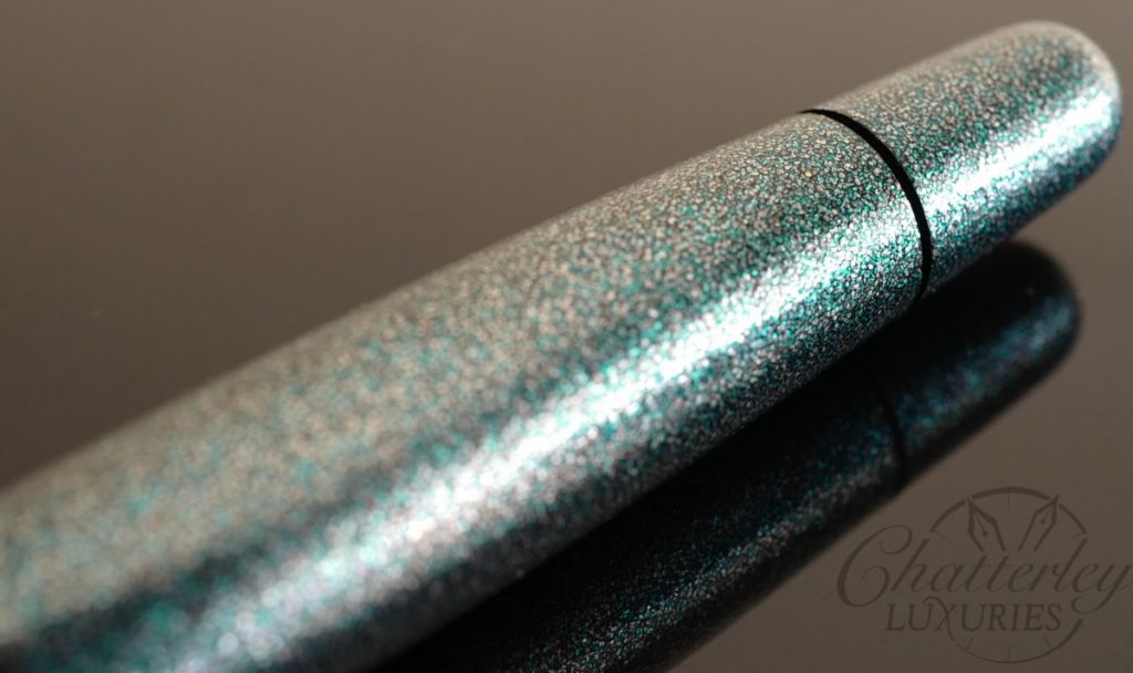 Danitrio Urushi Ishime-ji Nuri Blue on Mikado Fountain Pen