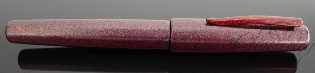Danitrio Urushi Ishimeji Wine on Hakkaku (Octagon) Fountain Pen