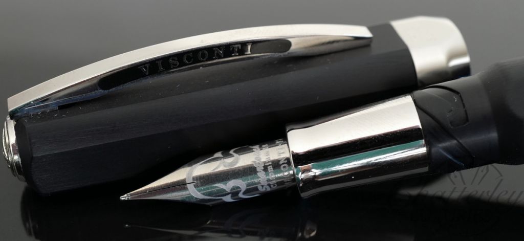 Visconti Opera Metal Aluminum True Black Fountain Pen
