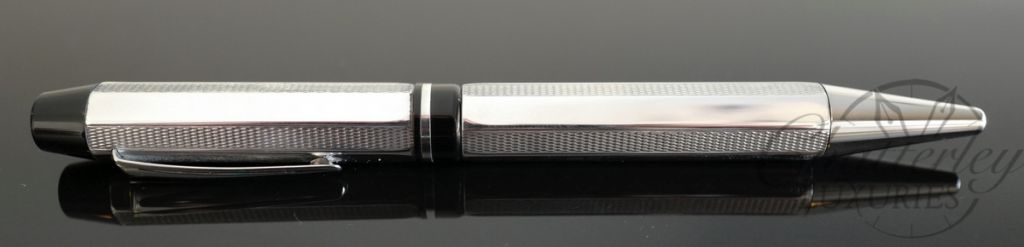Delta Sterling Silver Profili Ballpoint Pen - Black