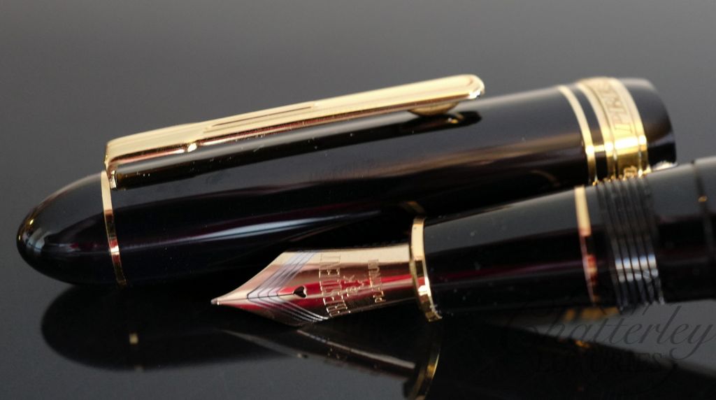 Platinum President Black and Gold Fountain Pen