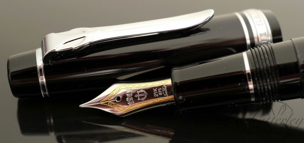 Sailor Professional Gear II Black with Silver Fountain Pen
