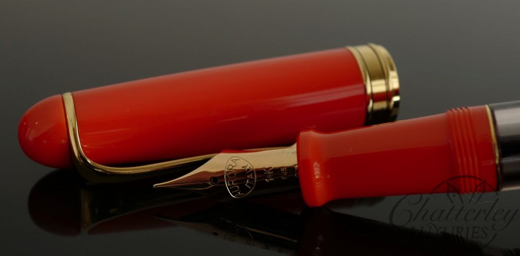 Aurora 88 Anniversary Limited Edition Fountain Pen - Orange Flex